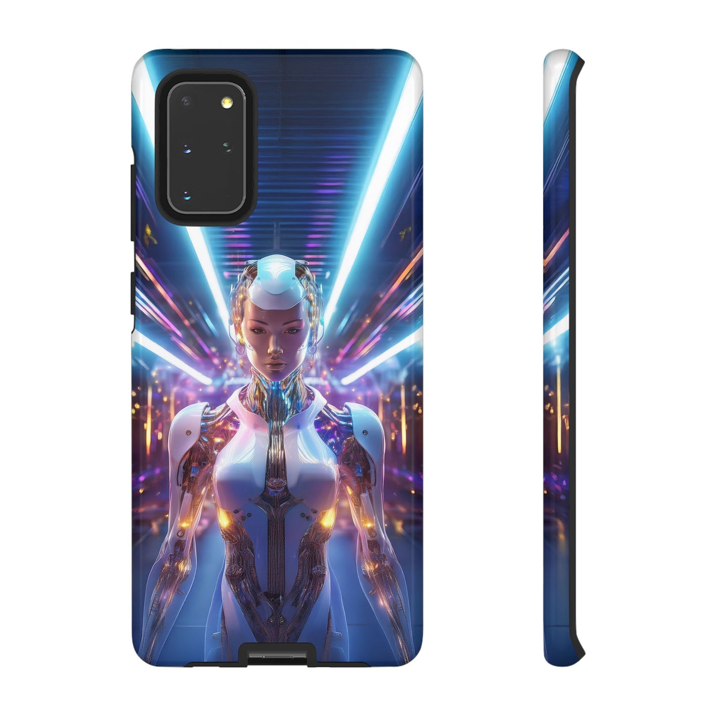 Futuristic Human Android Hybrid Cell Phone Case 007