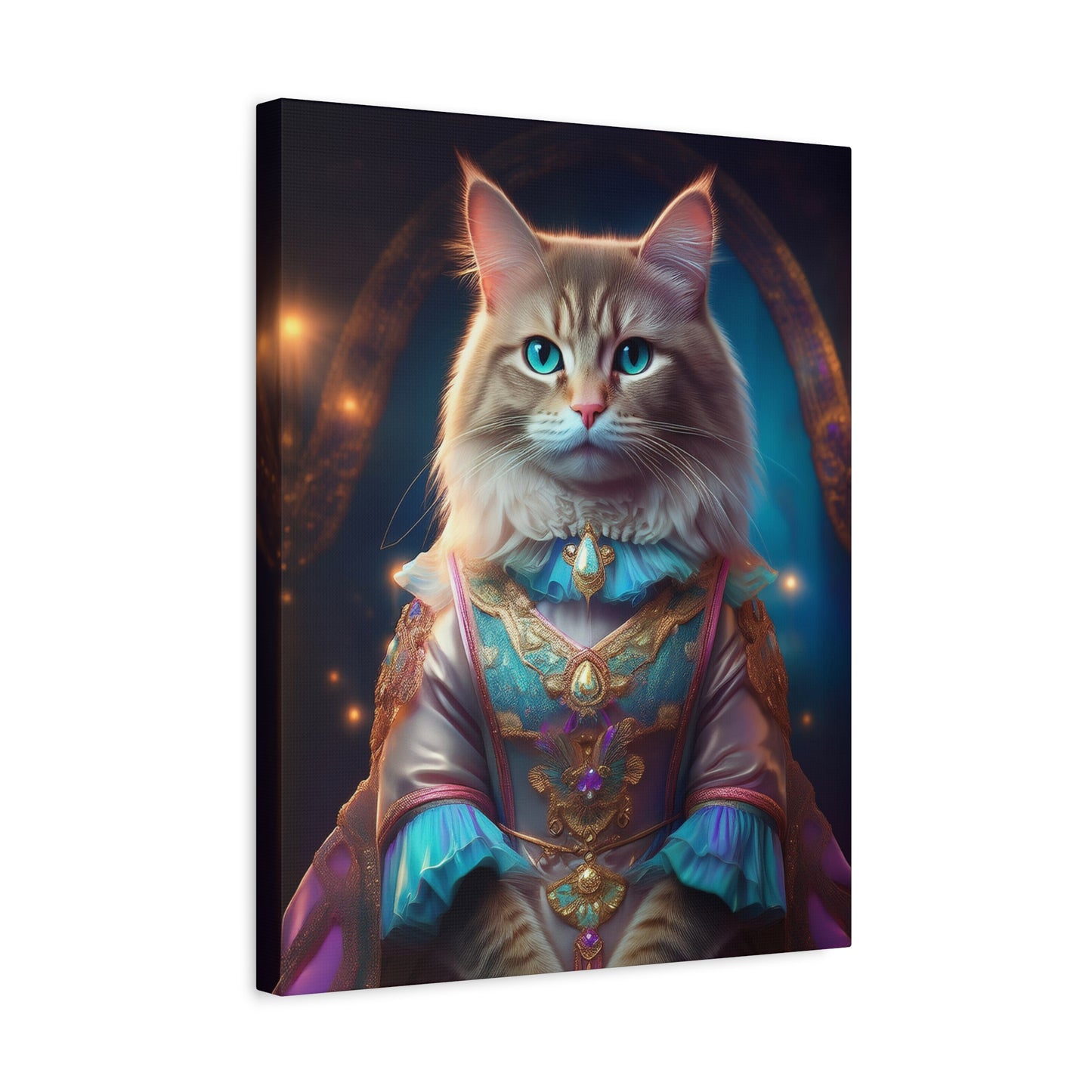 Meowgical Fairy Purrincess Canvas Art | Stretched Matte Wall Decor 001