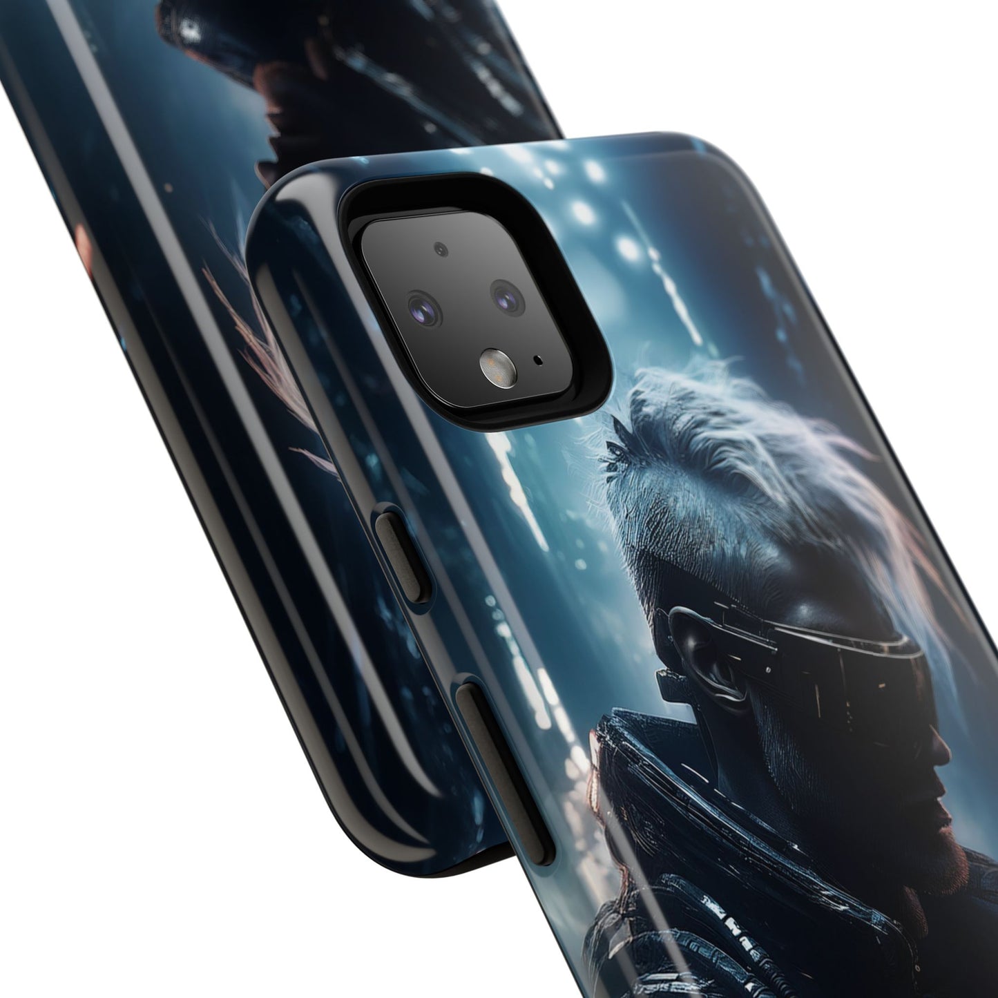 Futuristic Cyberpunk Male Cell Phone Case 025