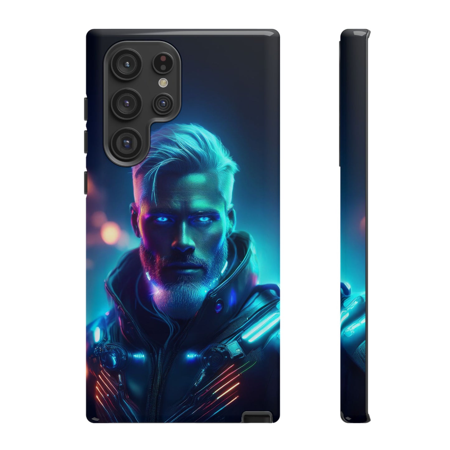 Futuristic Cyberpunk Male Cell Phone Case 023