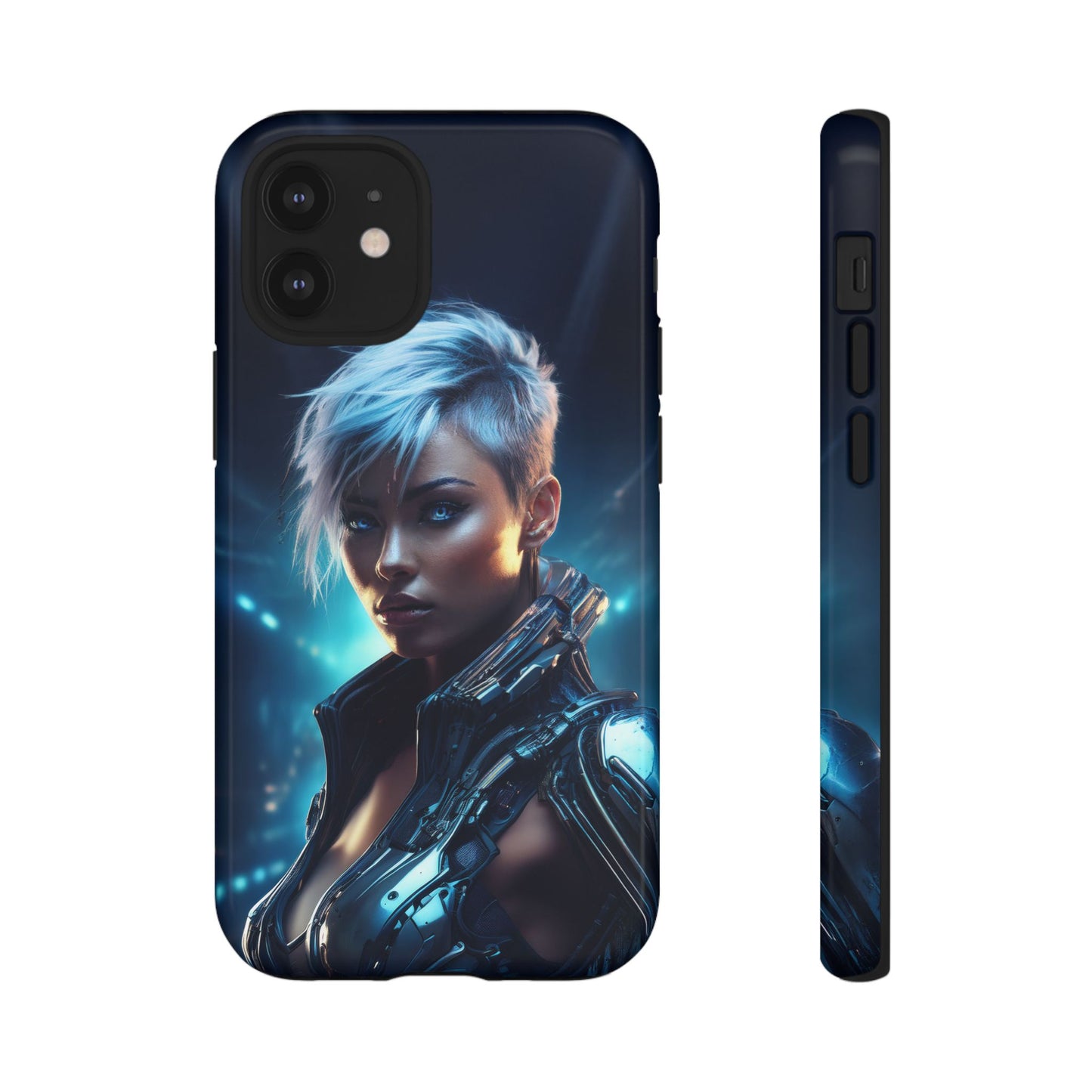 Futuristic Cyberpunk Female Cell Phone Case 027