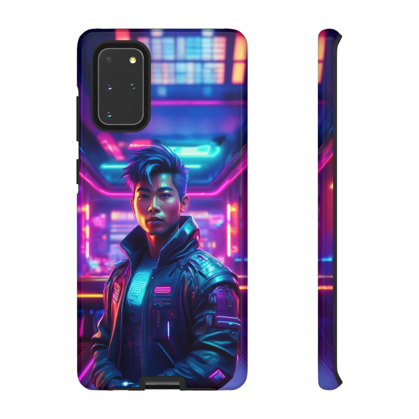 Futuristic Cyberpunk Male Cell Phone Case 012