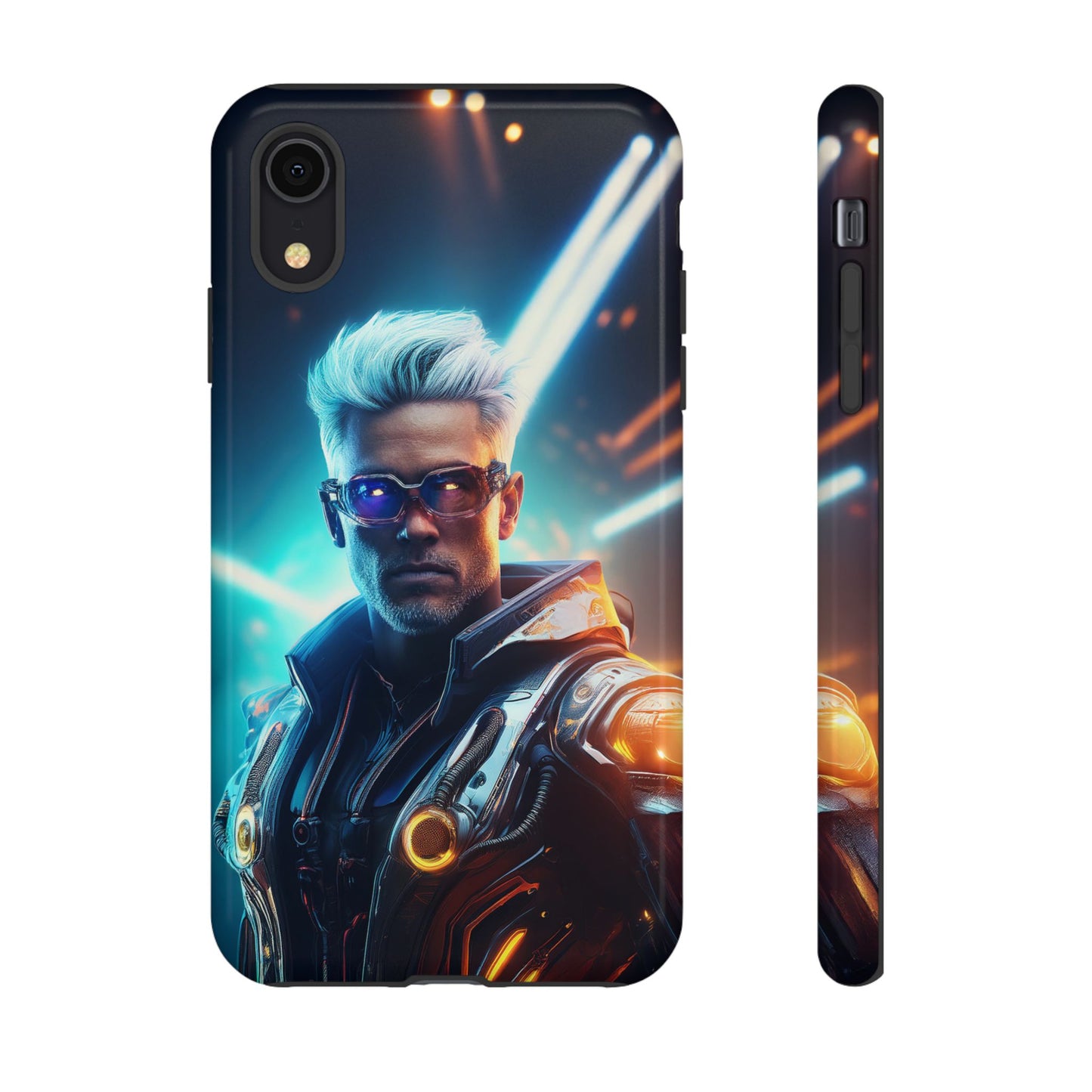 Futuristic Cyberpunk Male Cell Phone Case 013