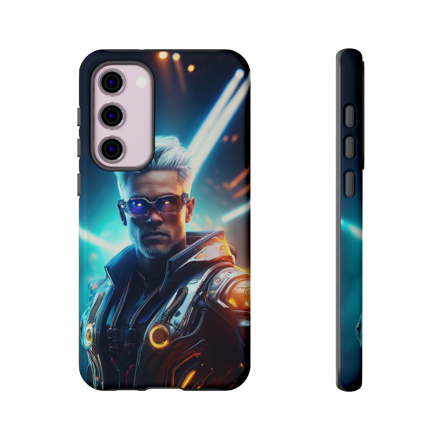 Futuristic Cyberpunk Male Cell Phone Case 013