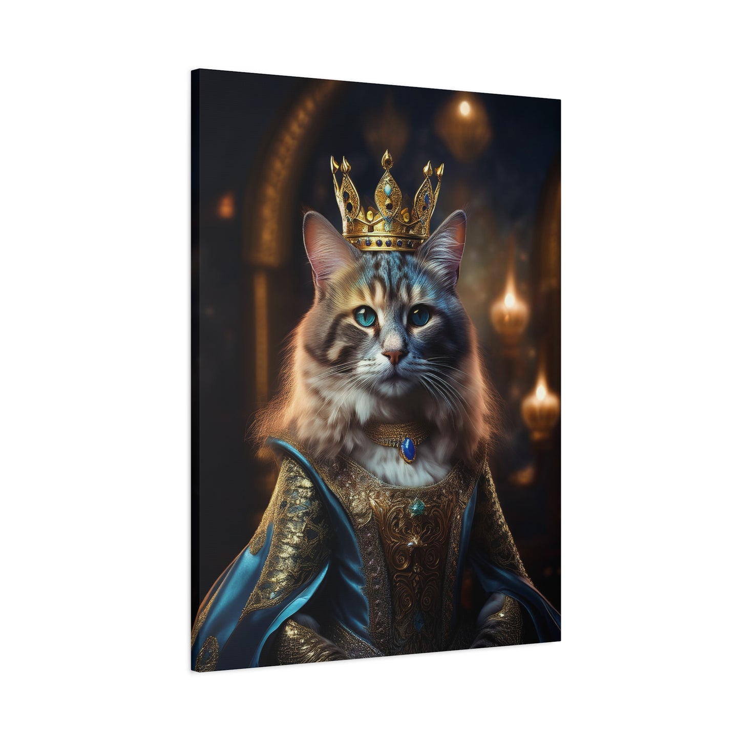 Her Royal Meowjesty Canvas Art | Stretched Matte Wall Decor 001