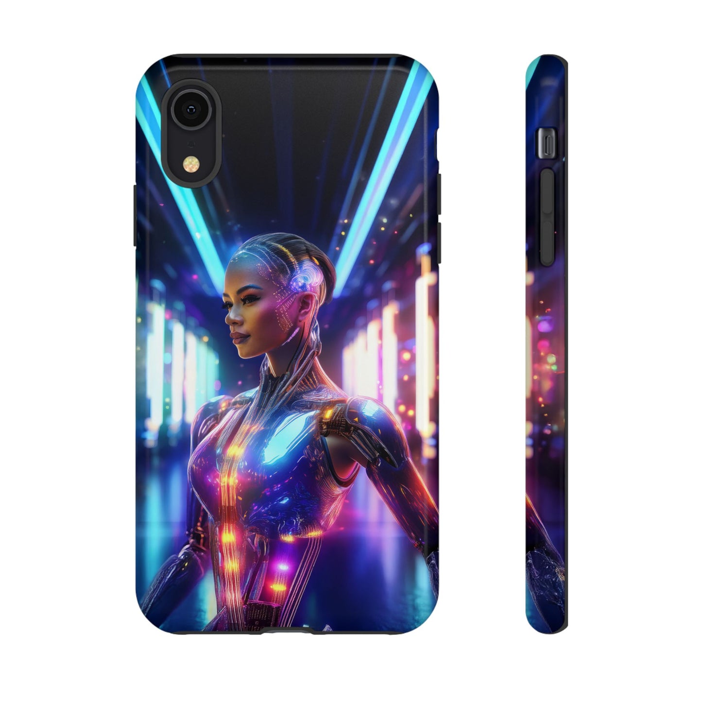 Futuristic Human Android Hybrid Cell Phone Case 010