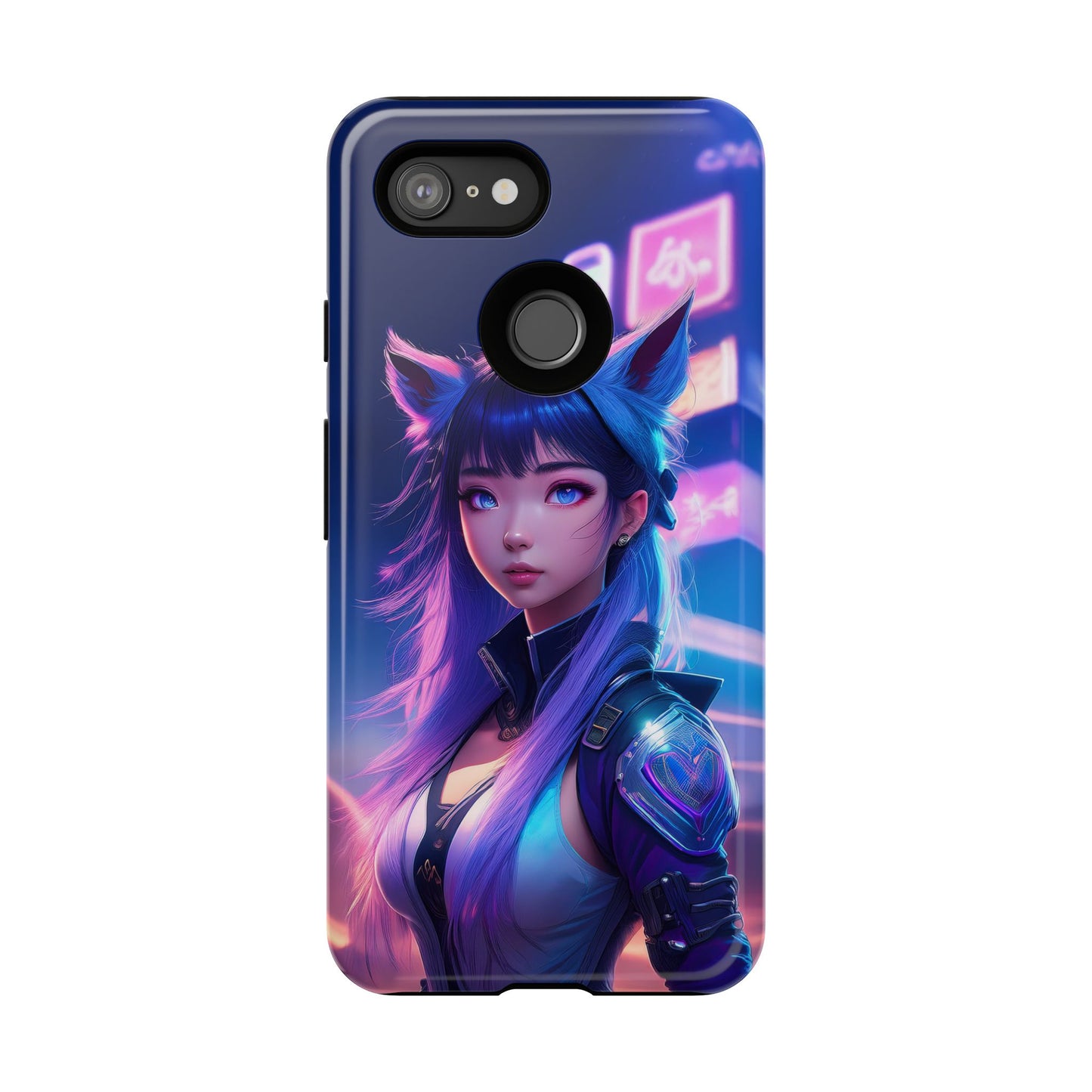 Futuristic Cyberpunk Female Cell Phone Case 010