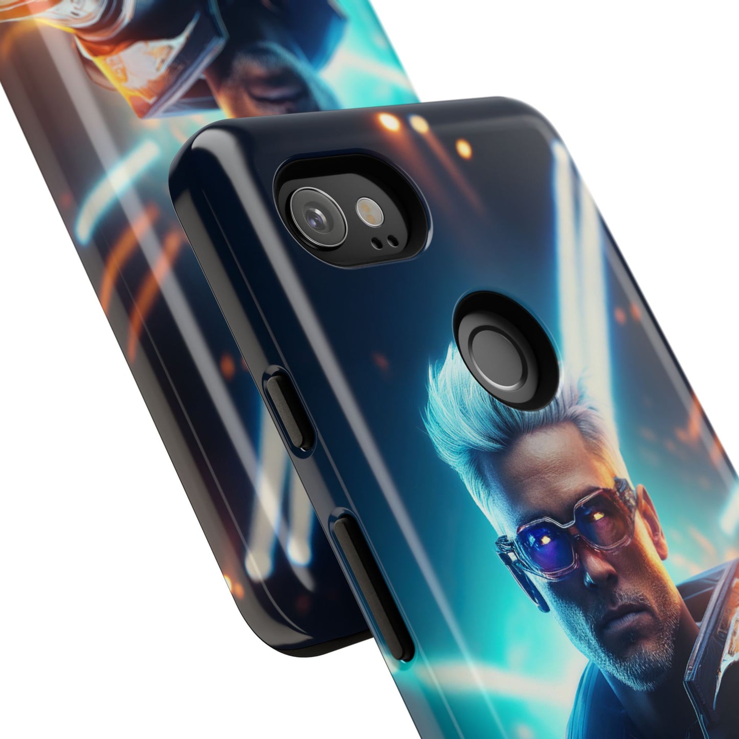 Futuristic Cyberpunk Male Cell Phone Case 013