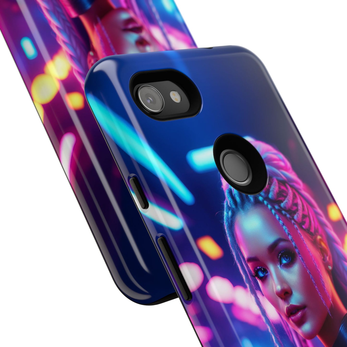 Futuristic Cyberpunk Female Cell Phone Case 007