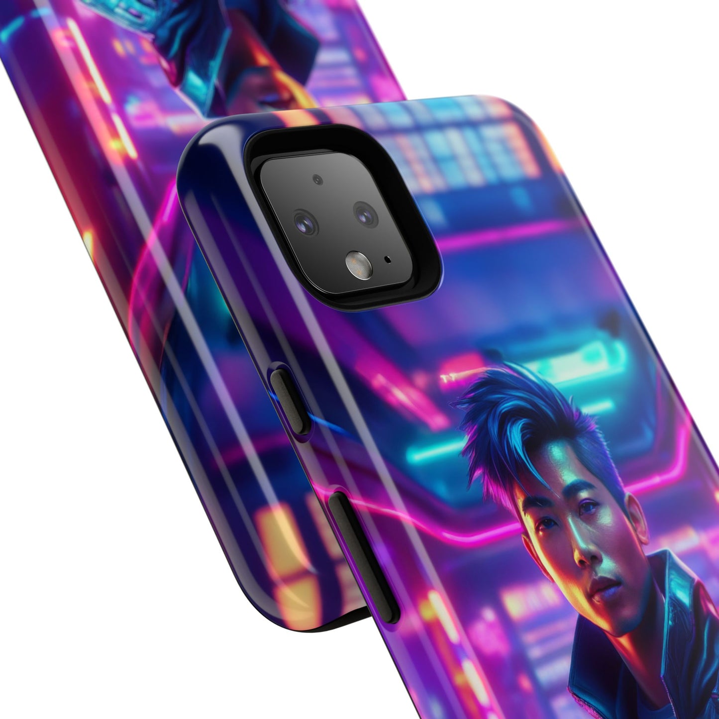 Futuristic Cyberpunk Male Cell Phone Case 012