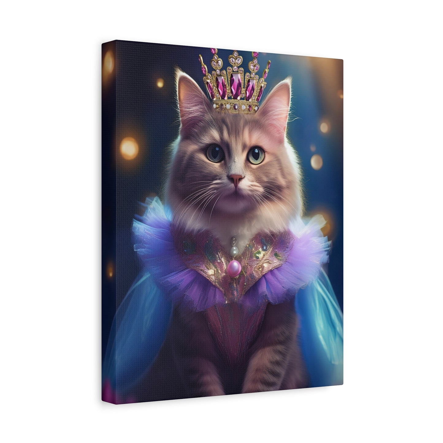 Meowgical Fairy Purrincess Canvas Art | Stretched Matte Wall Decor 003