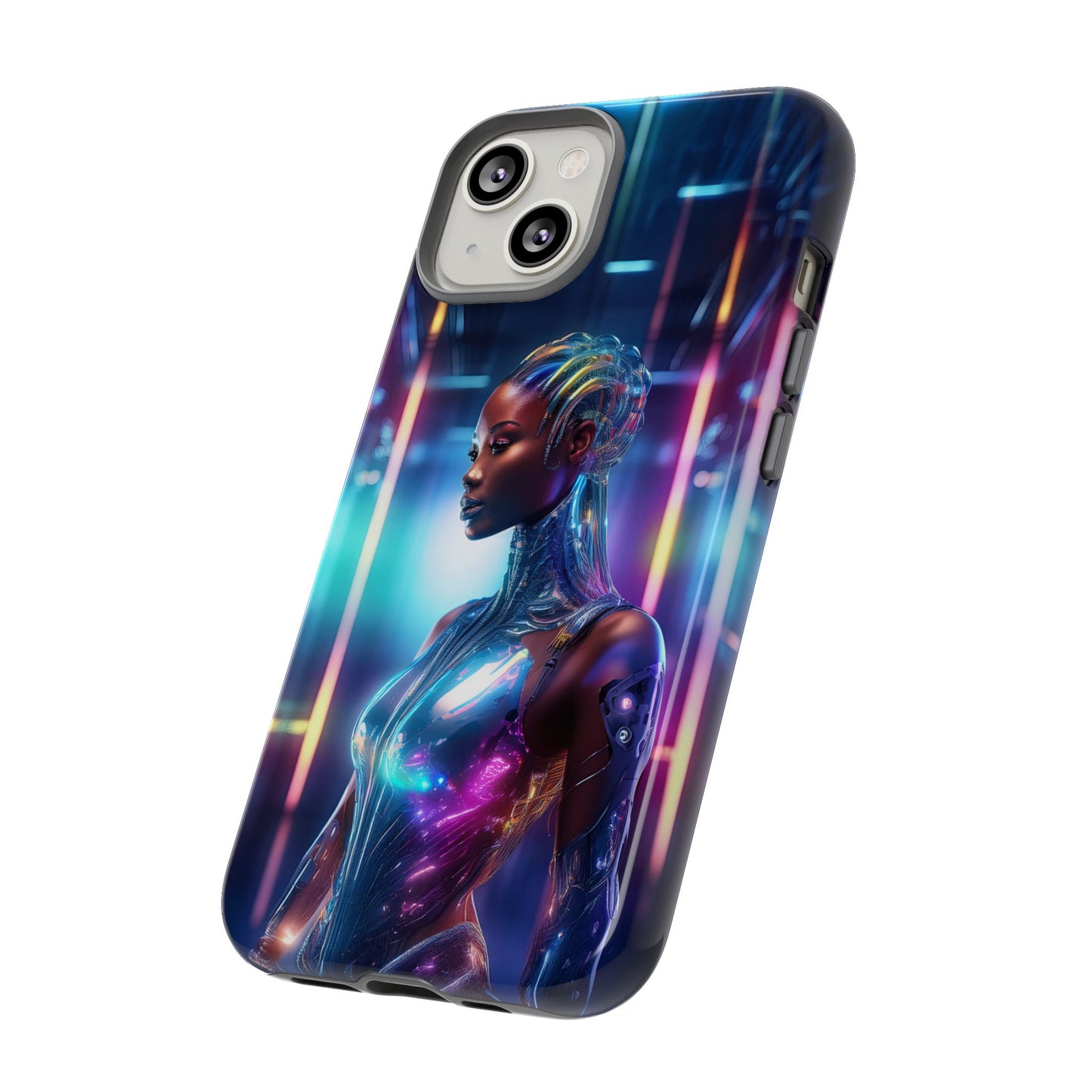 Futuristic Human Android Hybrid Cell Phone Case 014