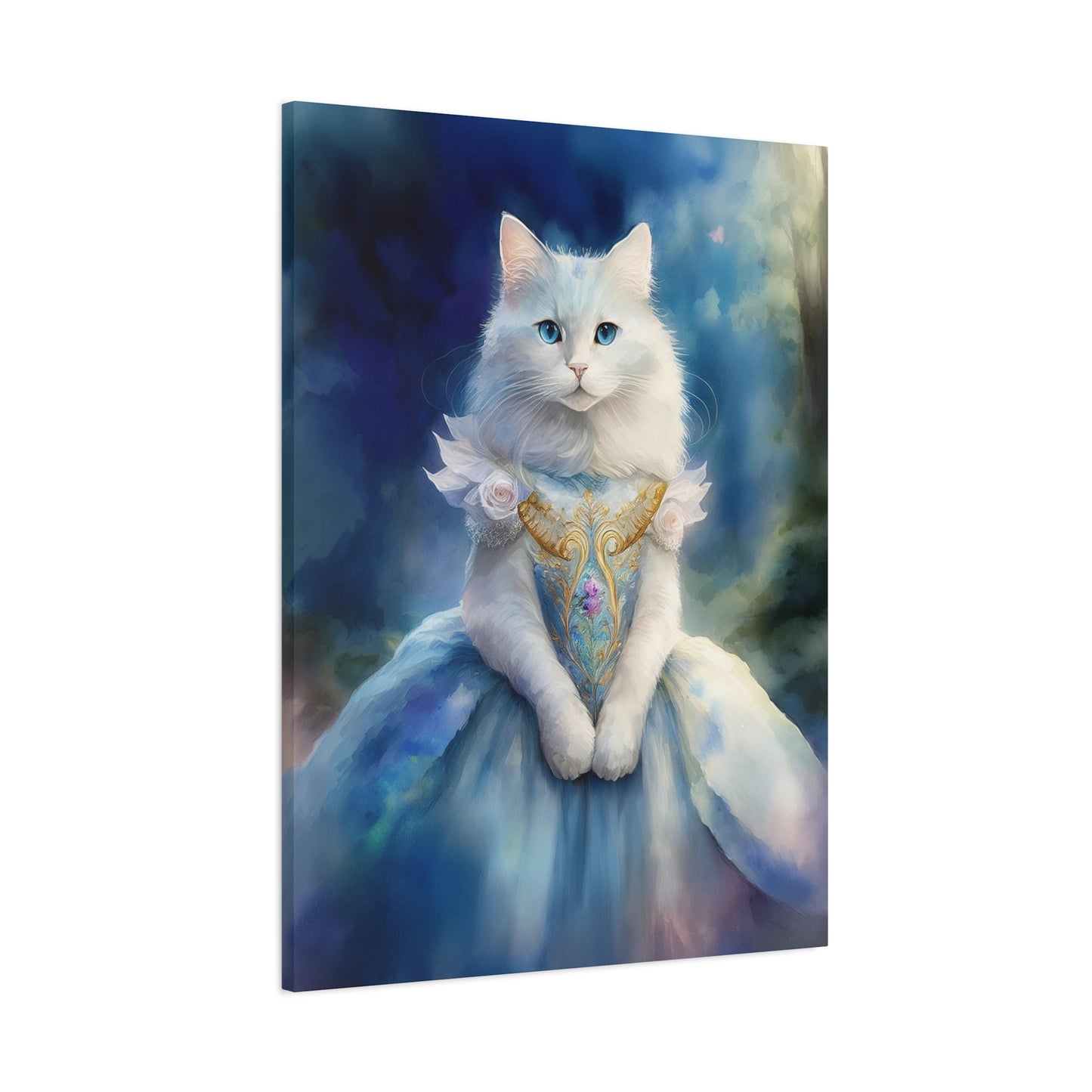 Meowgical Fairy Purrincess Canvas Art | Stretched Matte Wall Decor 007