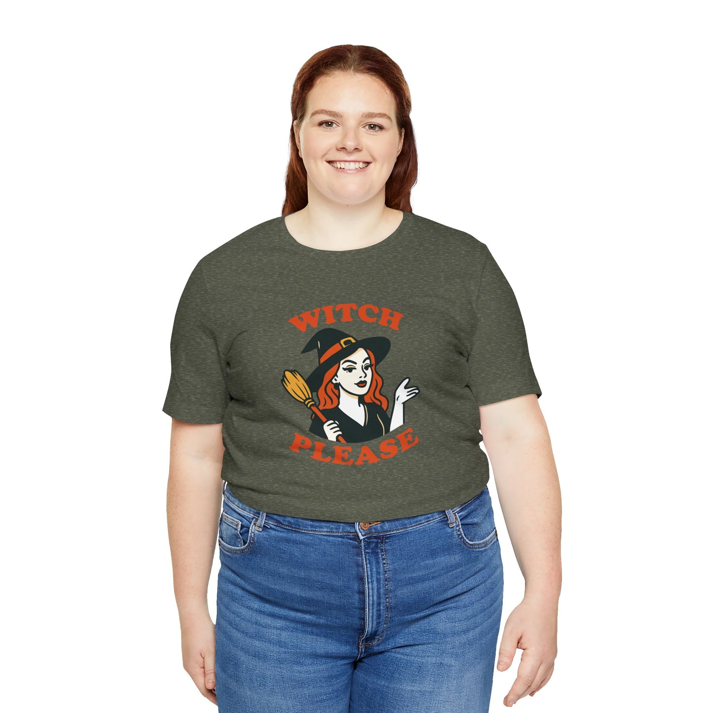 Witch Please Halloween Shirt – Sassy Retro Witch Graphic Tee for Funny Halloween Attitude