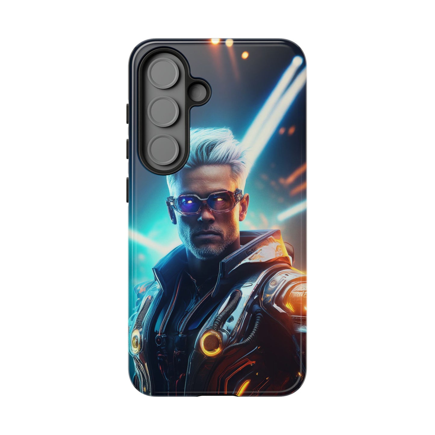 Futuristic Cyberpunk Male Cell Phone Case 013