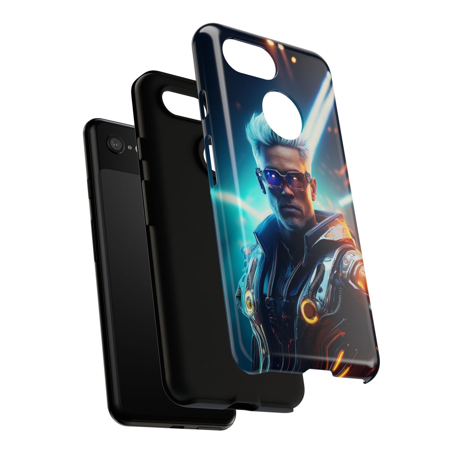 Futuristic Cyberpunk Male Cell Phone Case 013