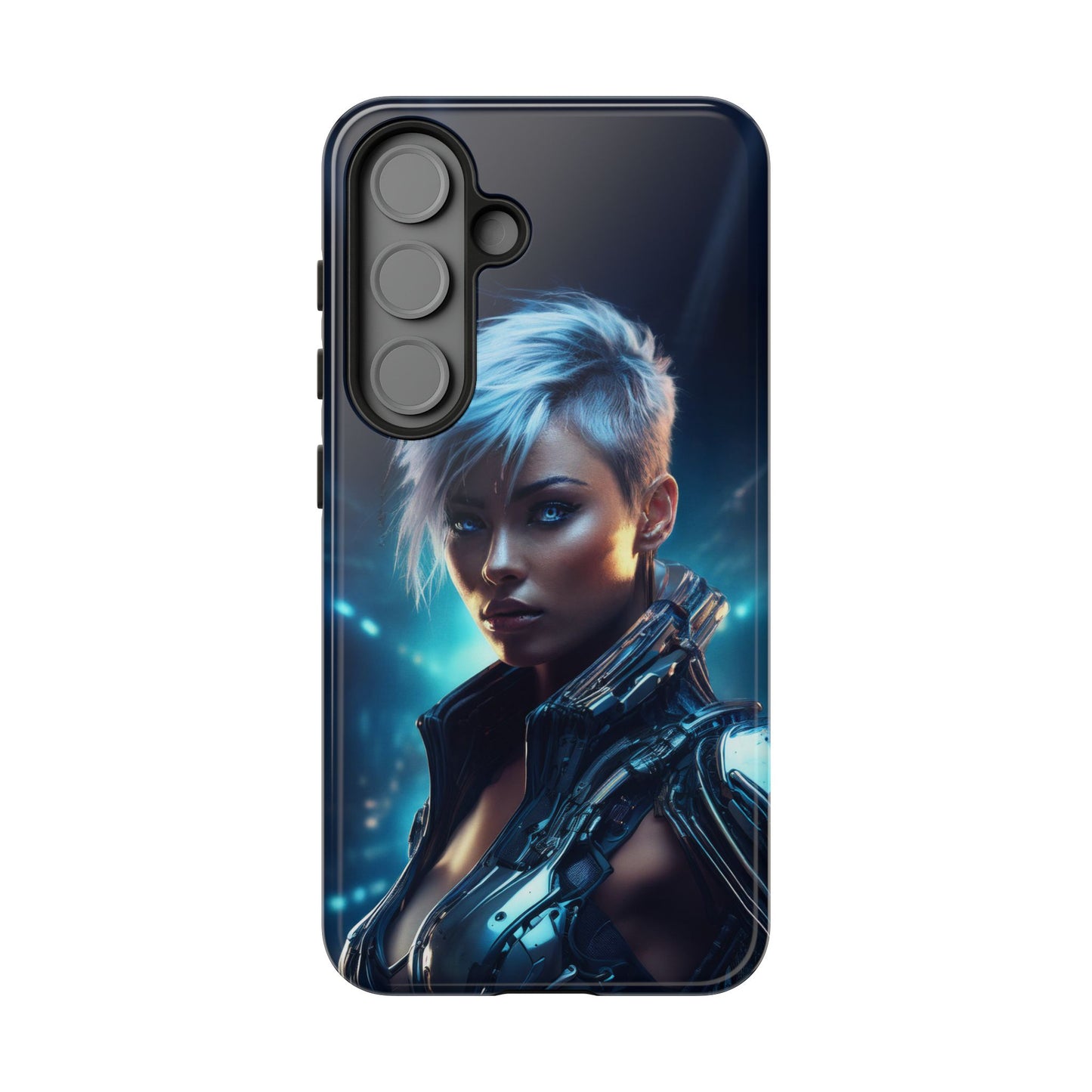 Futuristic Cyberpunk Female Cell Phone Case 027