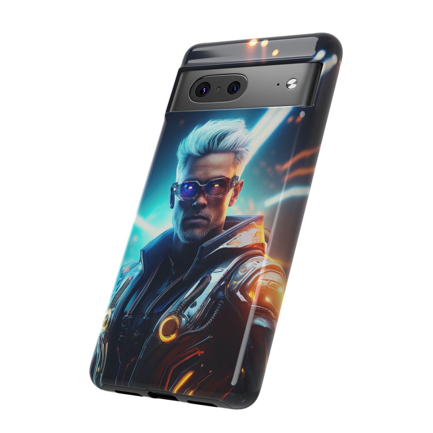 Futuristic Cyberpunk Male Cell Phone Case 013