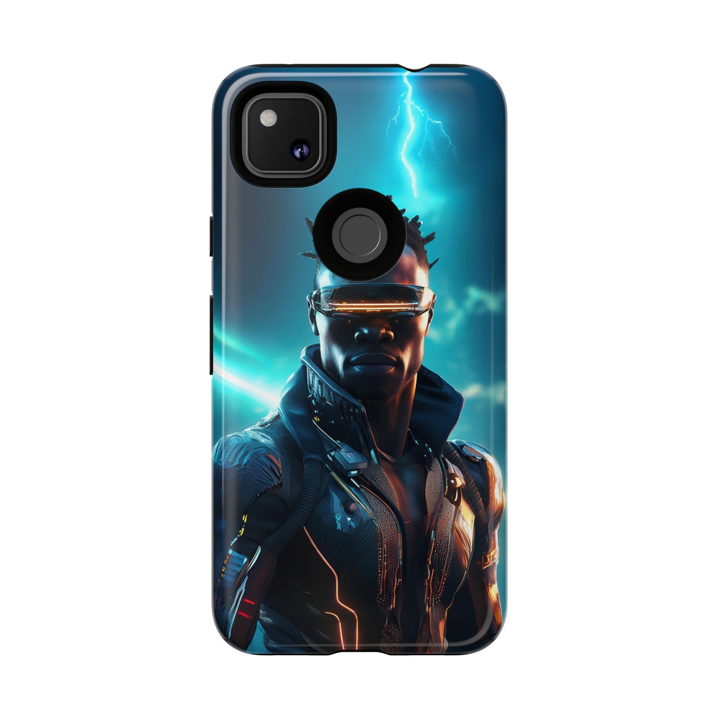 Futuristic Cyberpunk Male Cell Phone Case 014