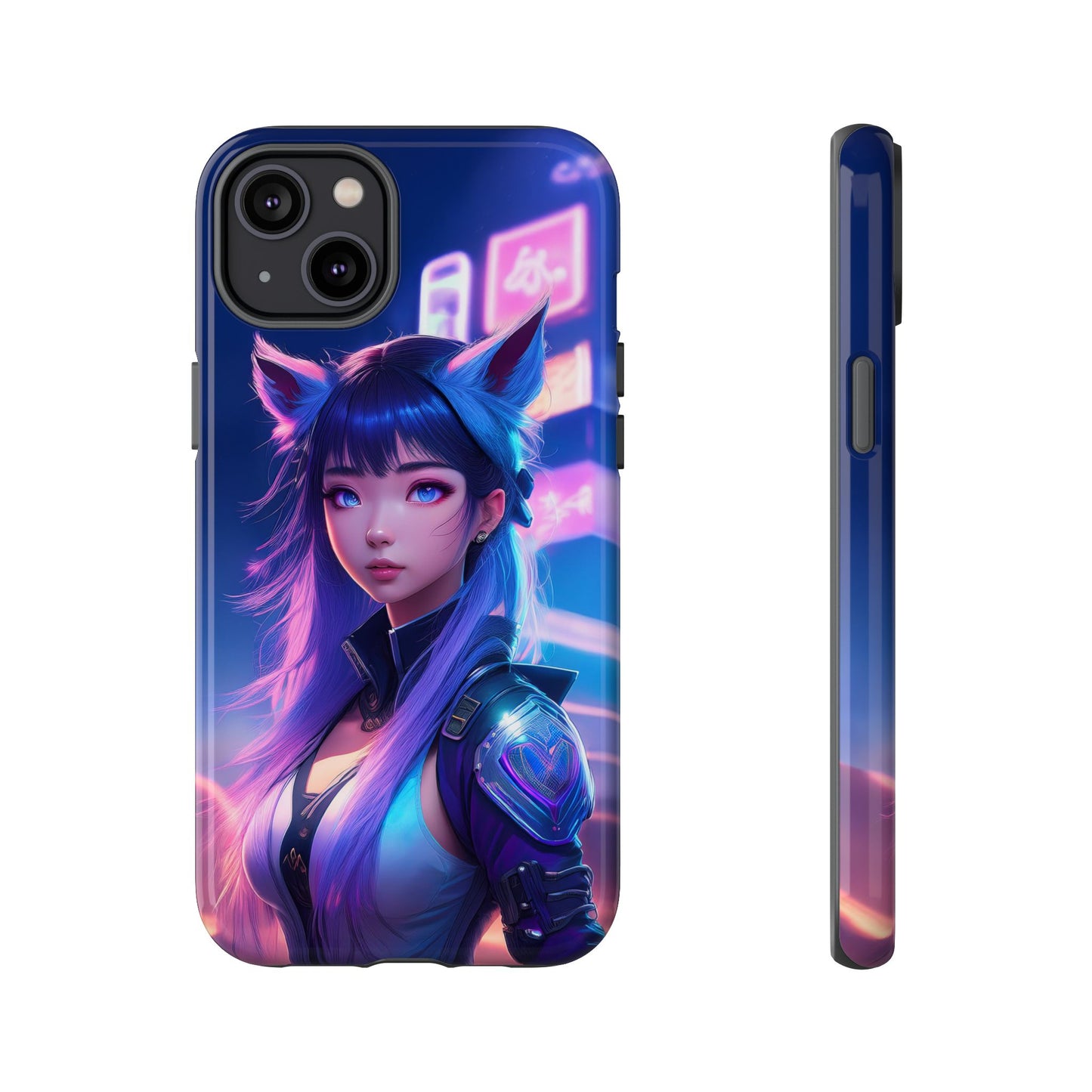 Futuristic Cyberpunk Female Cell Phone Case 010