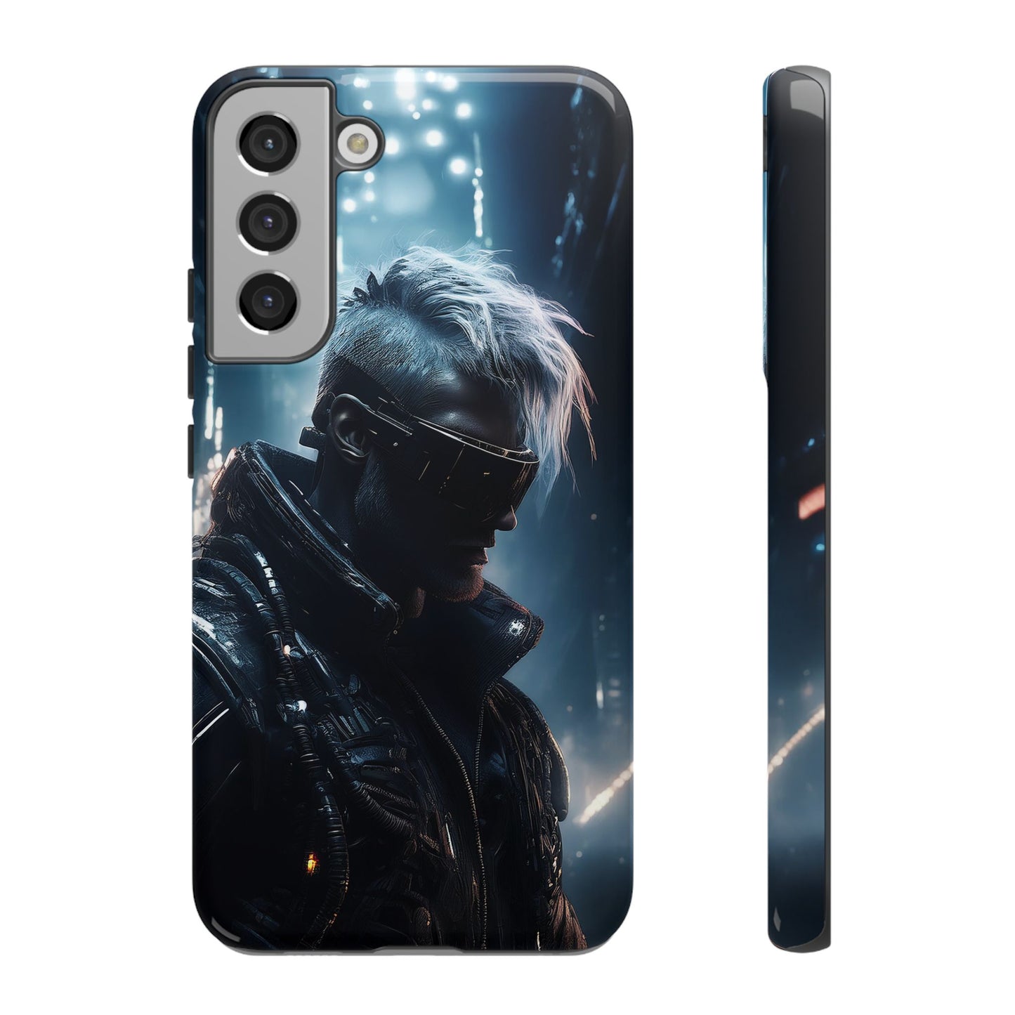 Futuristic Cyberpunk Male Cell Phone Case 025