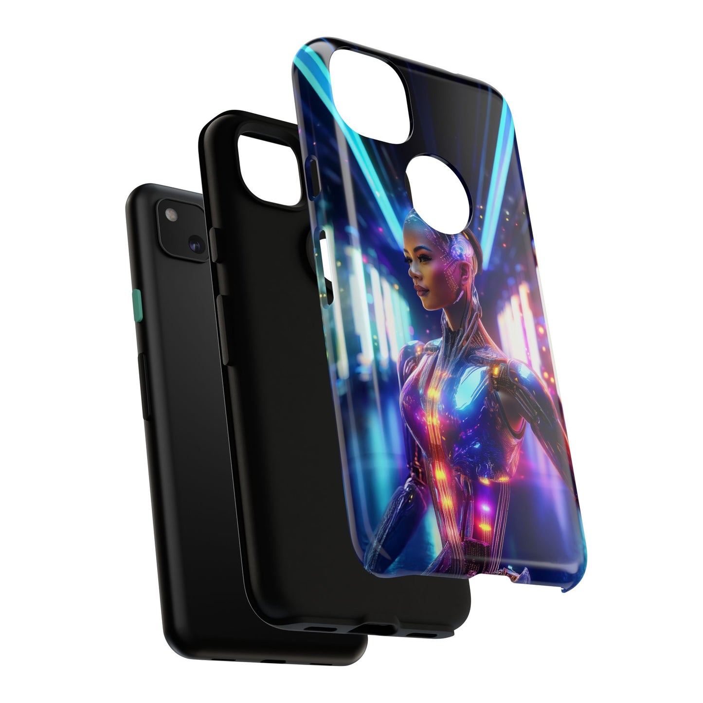 Futuristic Human Android Hybrid Cell Phone Case 010