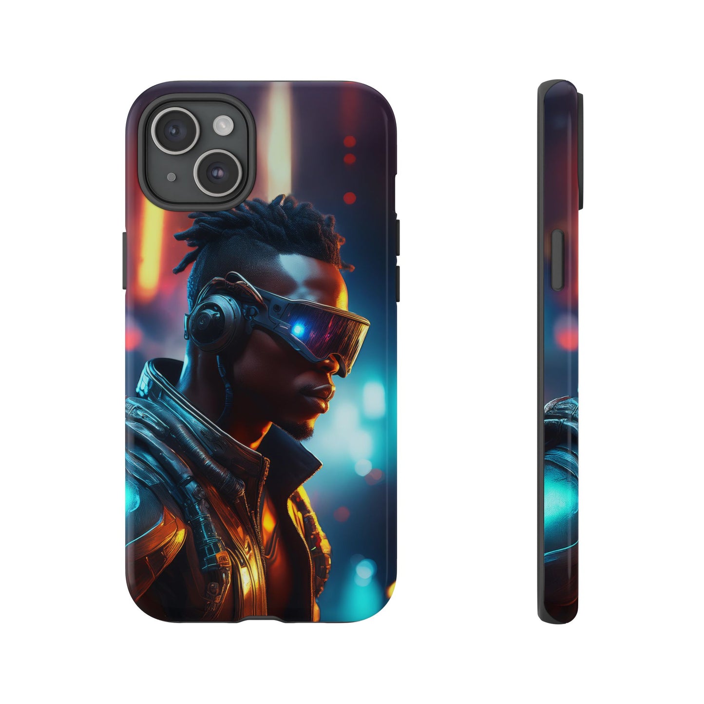 Futuristic Cyberpunk Male Cell Phone Case 016