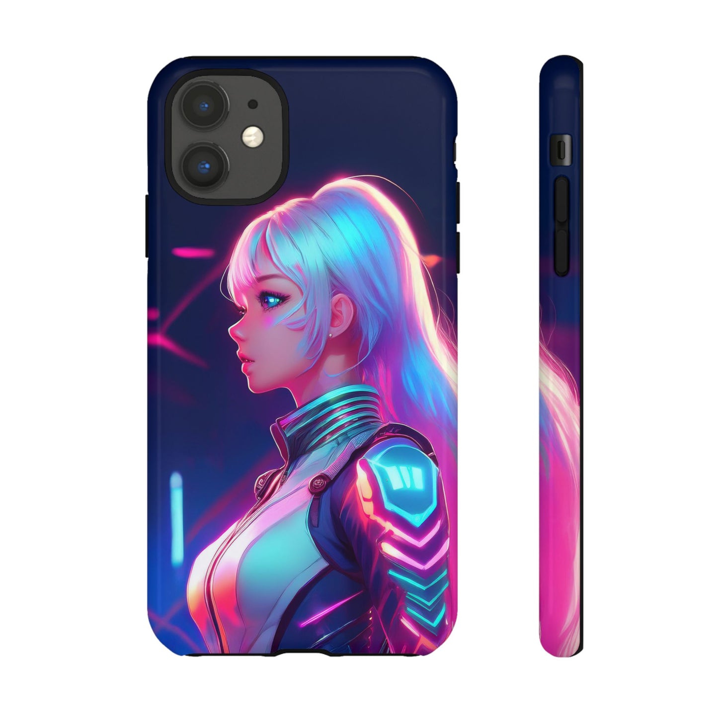 Futuristic Cyberpunk Female Cell Phone Case 009