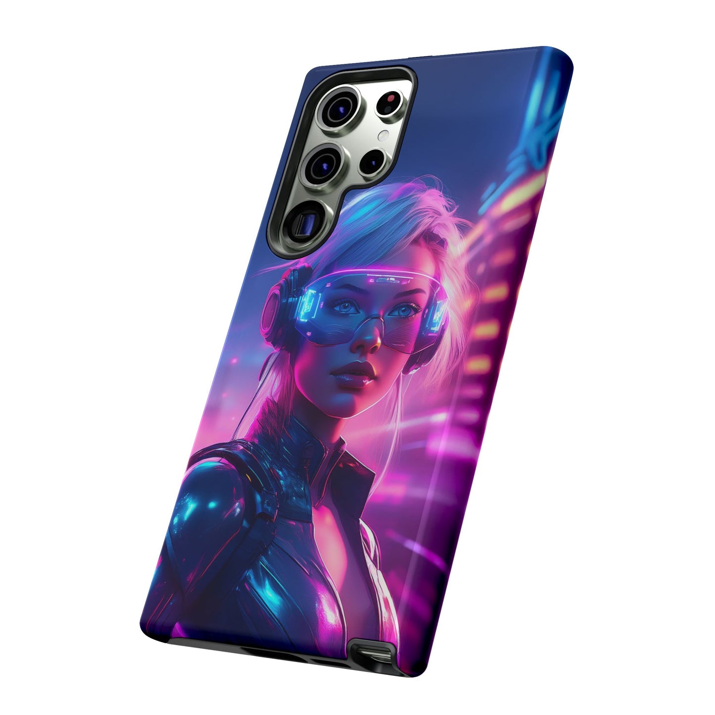 Futuristic Cyberpunk Female Cell Phone Case 029