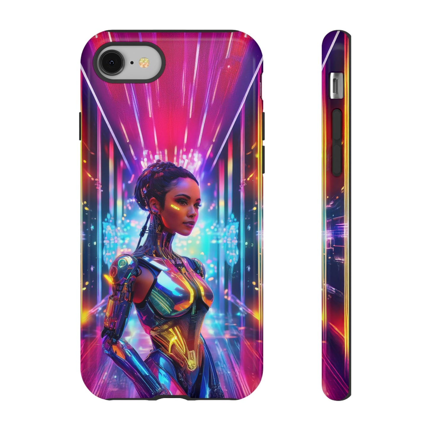 Futuristic Human Android Hybrid Cell Phone Case 006