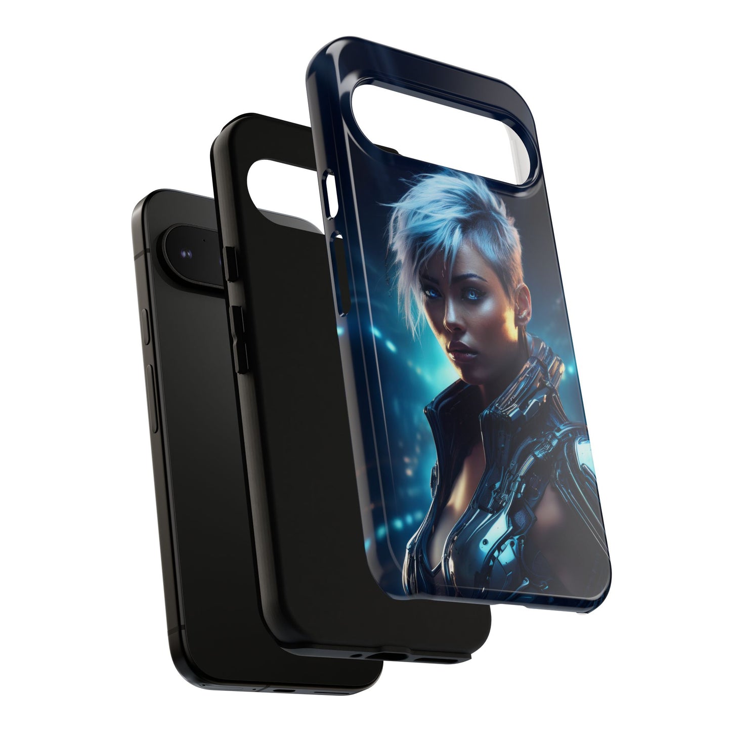 Futuristic Cyberpunk Female Cell Phone Case 027