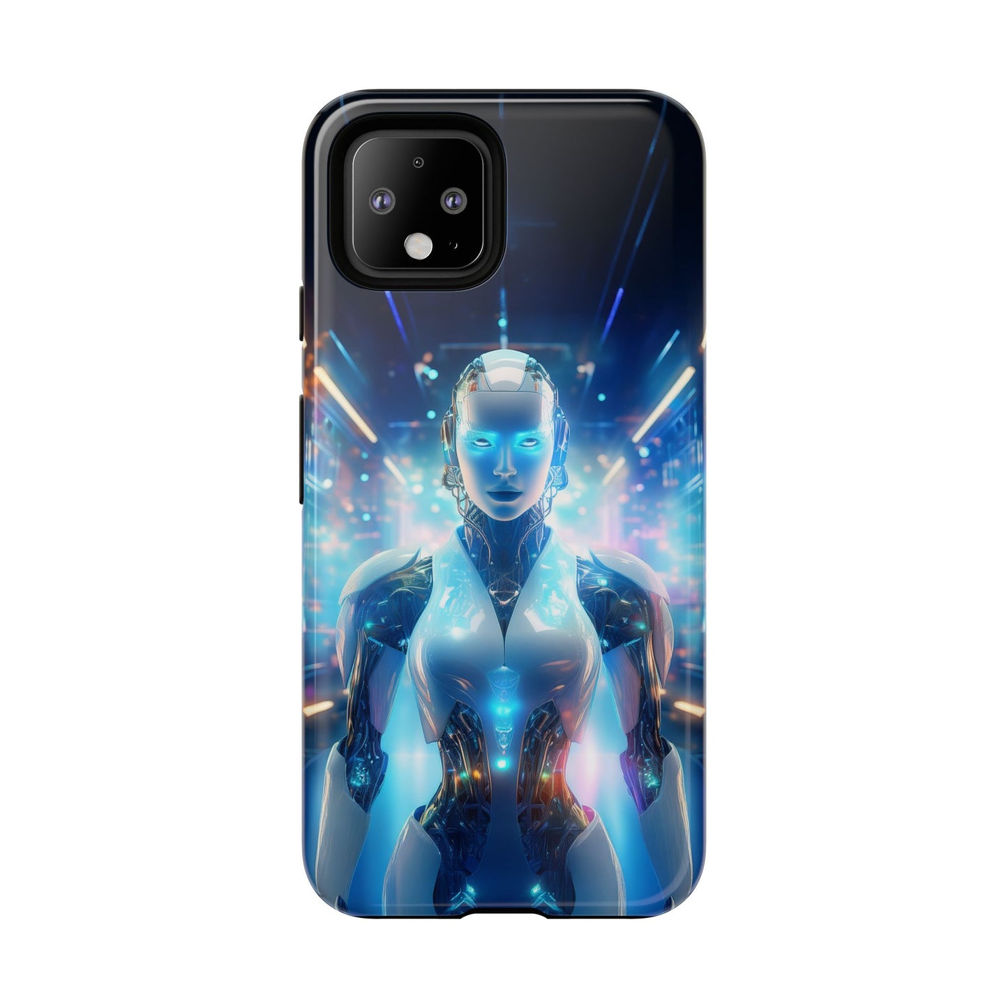 Futuristic Human Android Hybrid Cell Phone Case 012