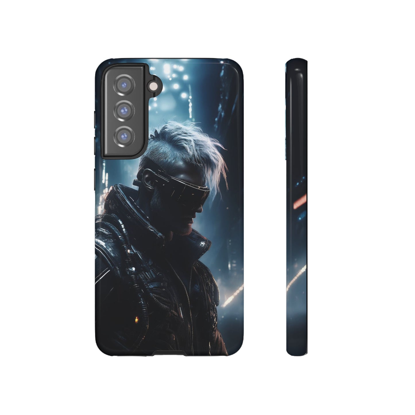 Futuristic Cyberpunk Male Cell Phone Case 025