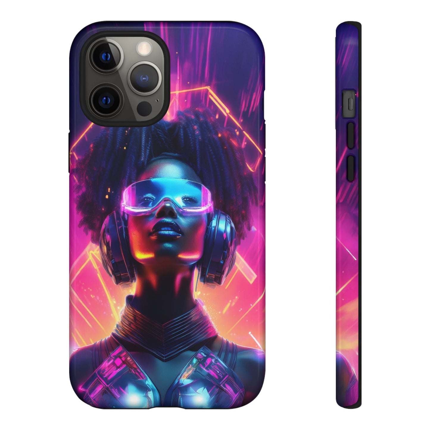 Futuristic Cyberpunk Female Cell Phone Case 030