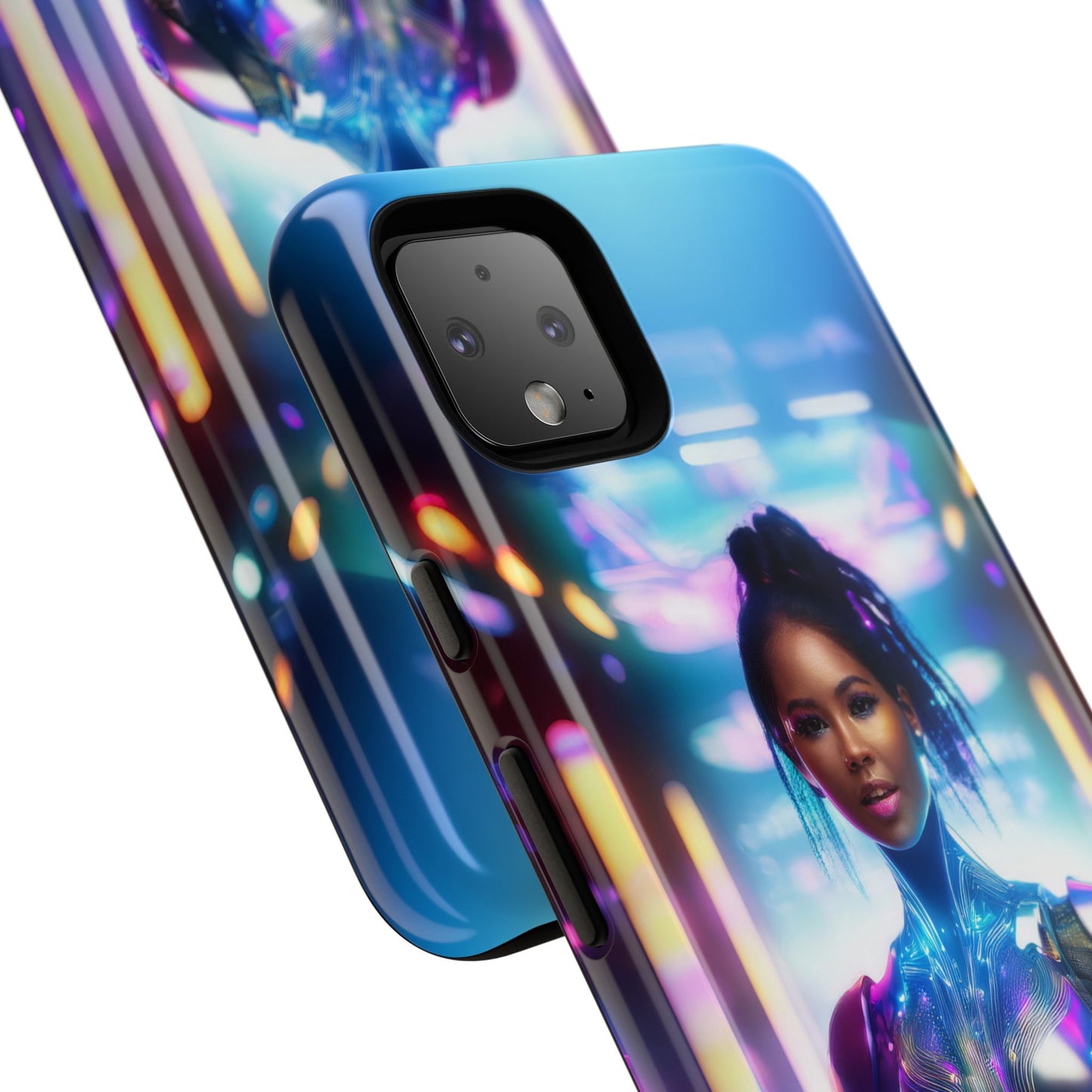 Futuristic Human Android Hybrid Cell Phone Case 009