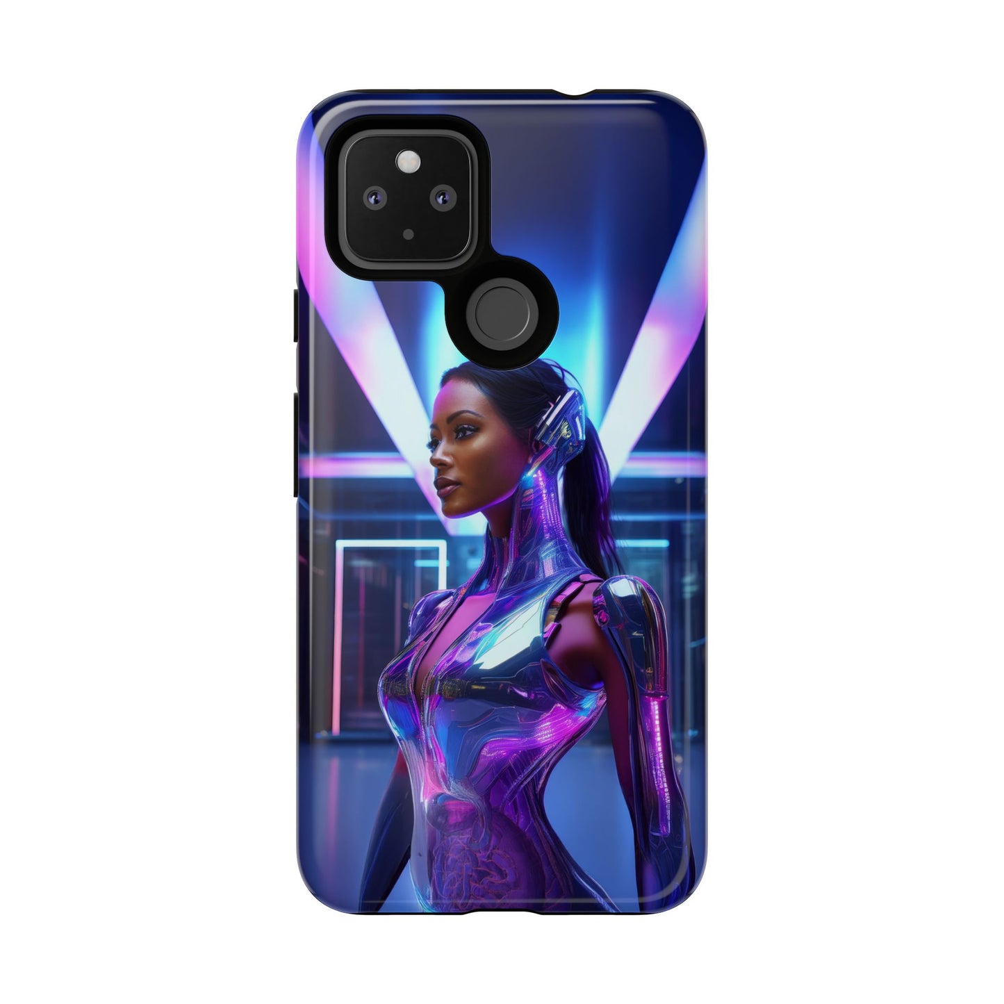 Futuristic Human Android Hybrid Cell Phone Case 017