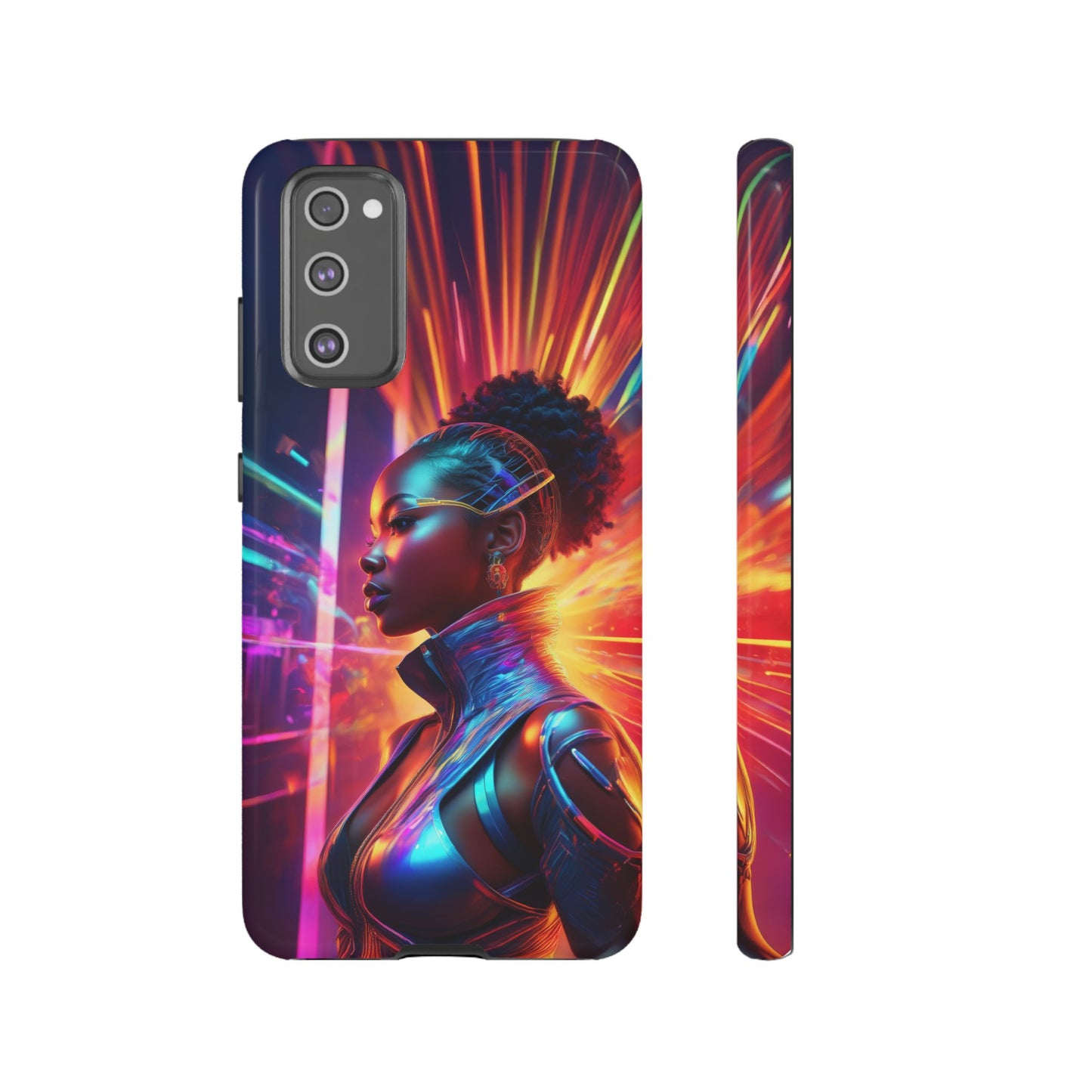 Futuristic Cyberpunk Female Cell Phone Case 001