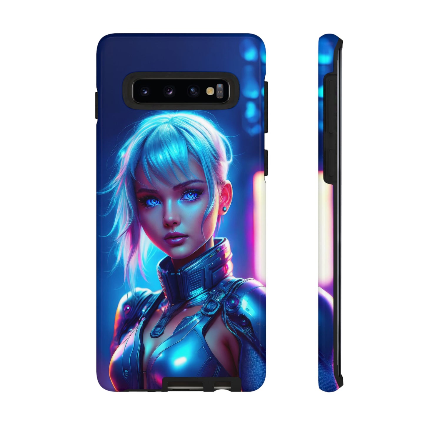 Futuristic Cyberpunk Female Cell Phone Case 013