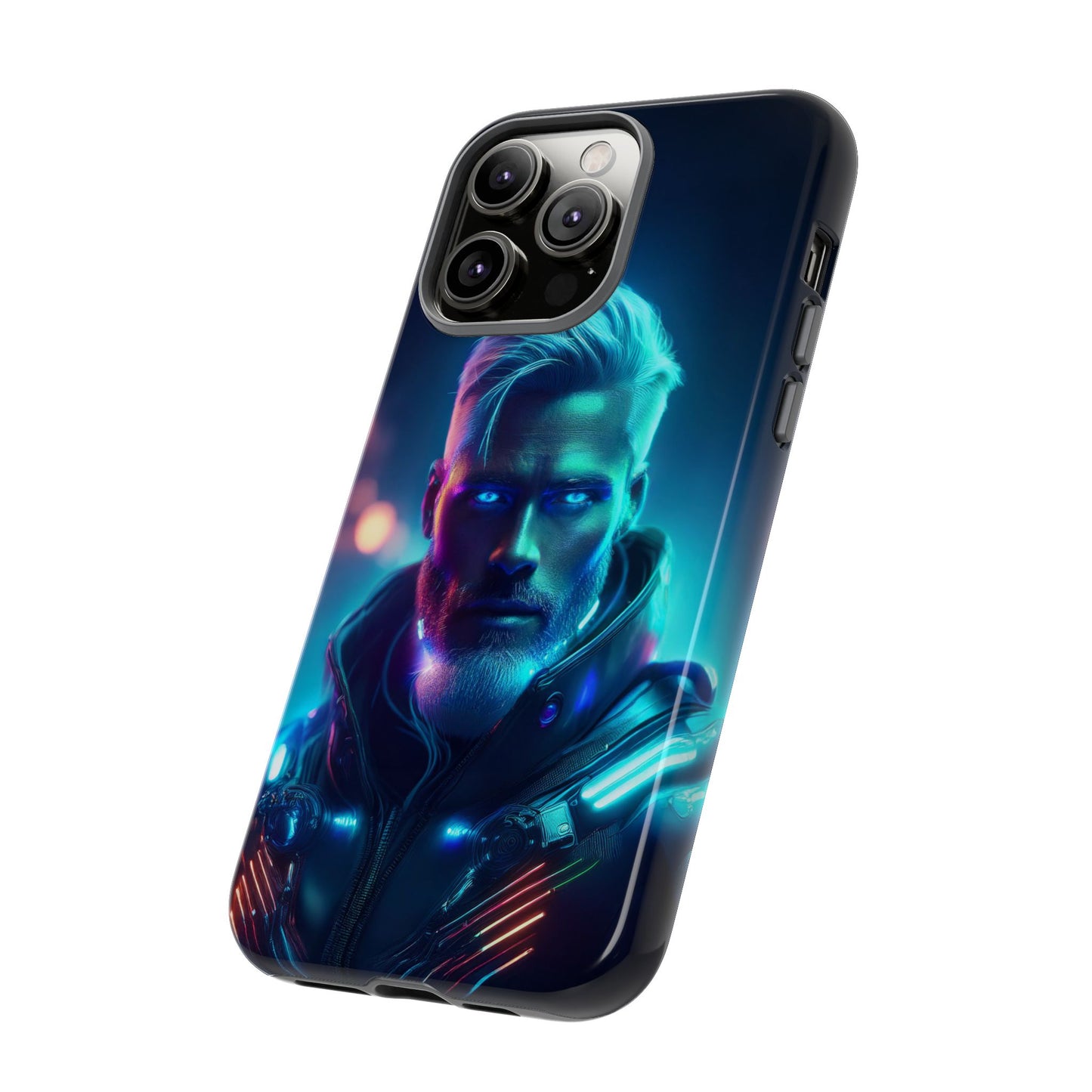 Futuristic Cyberpunk Male Cell Phone Case 023