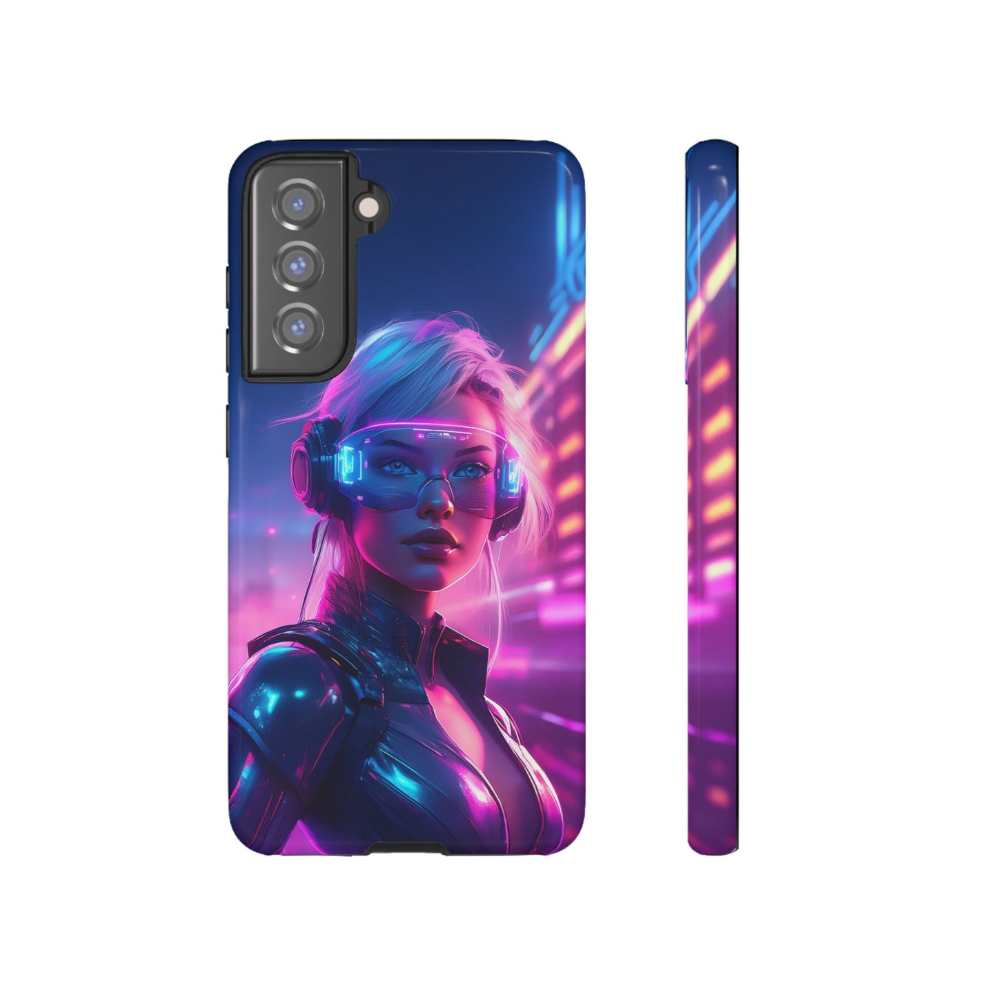 Futuristic Cyberpunk Female Cell Phone Case 029