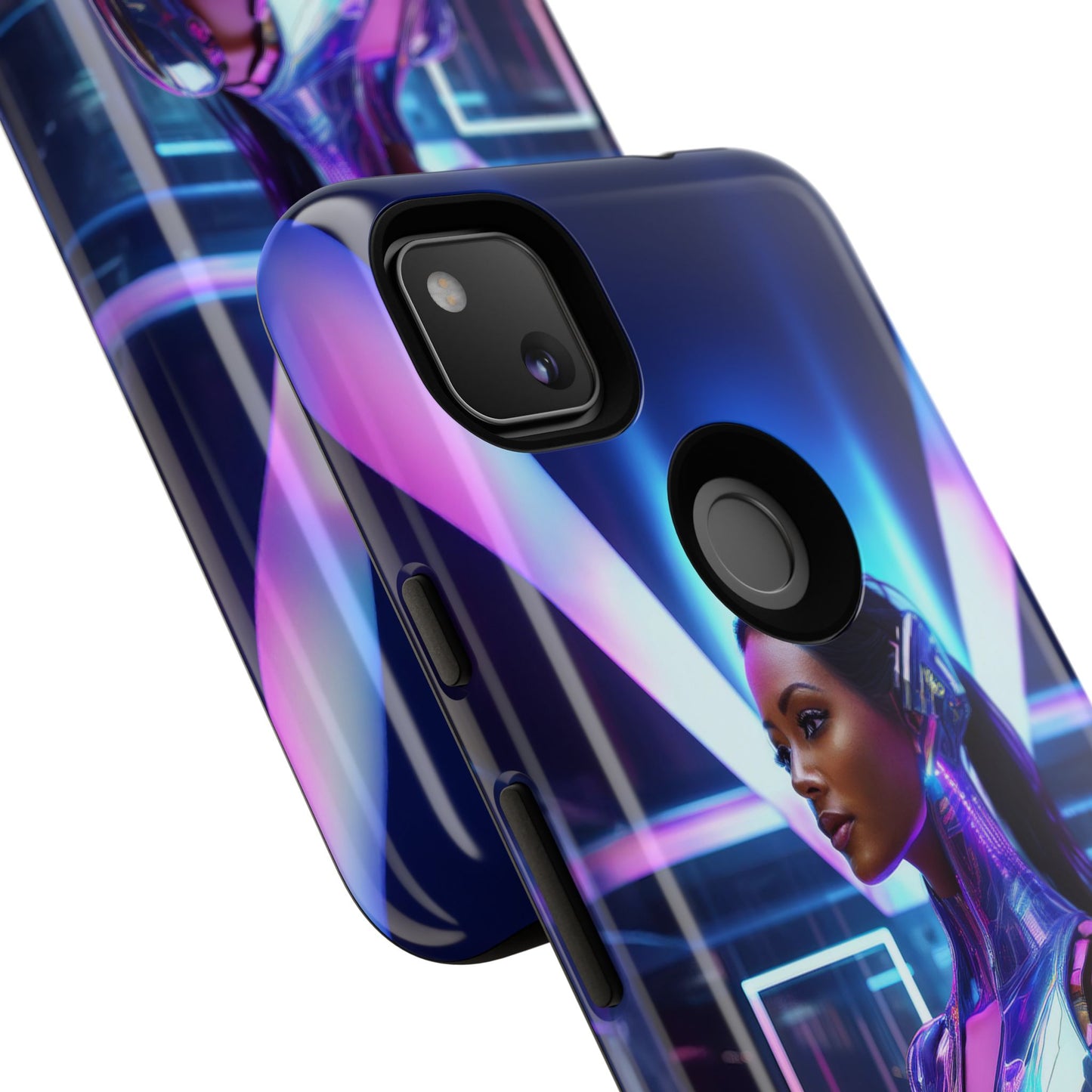 Futuristic Human Android Hybrid Cell Phone Case 017