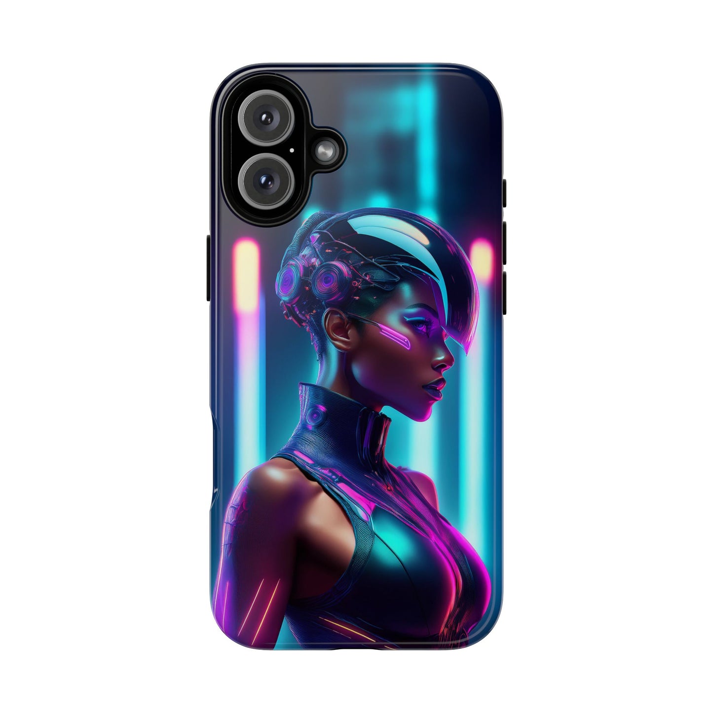 Futuristic Cyberpunk Female Cell Phone Case 021