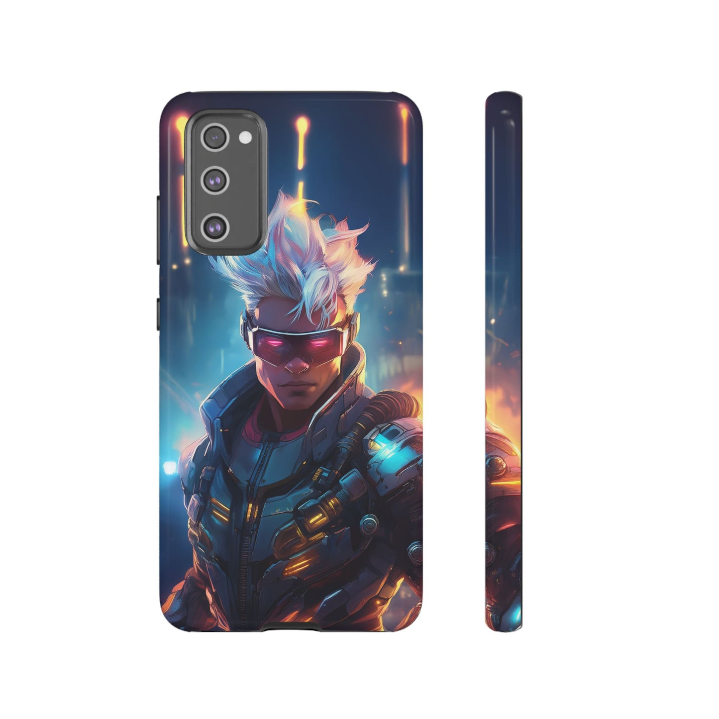 Futuristic Cyberpunk Male Cell Phone Case 018