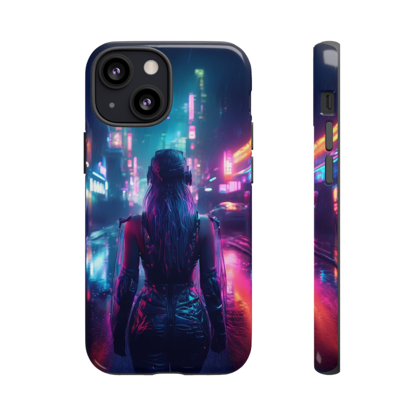 Futuristic Cyberpunk Female Cell Phone Case 032