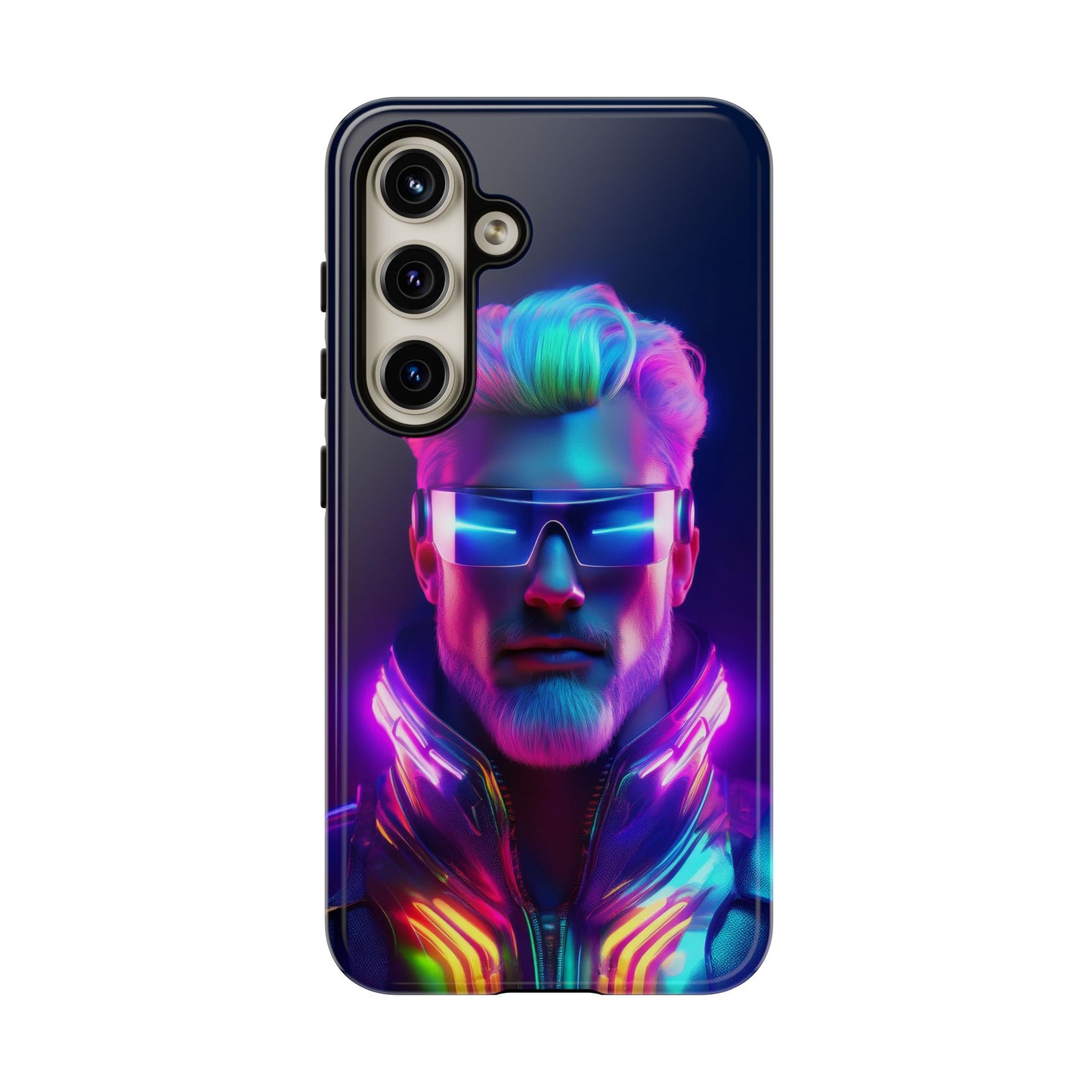 Futuristic Cyberpunk Male Cell Phone Case 026