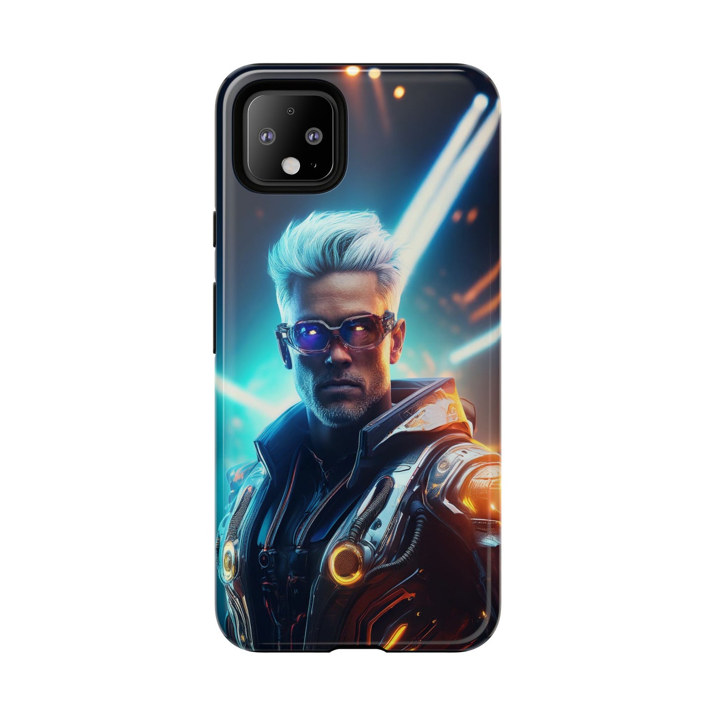 Futuristic Cyberpunk Male Cell Phone Case 013