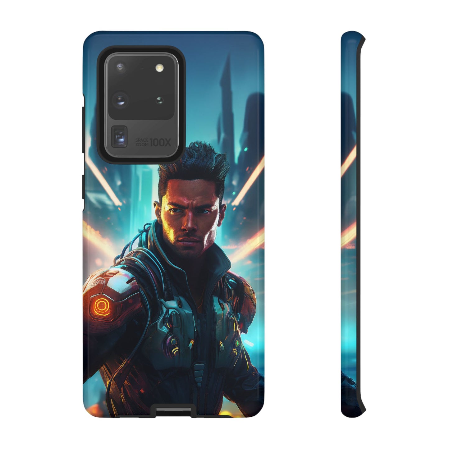 Futuristic Cyberpunk Male Cell Phone Case 015