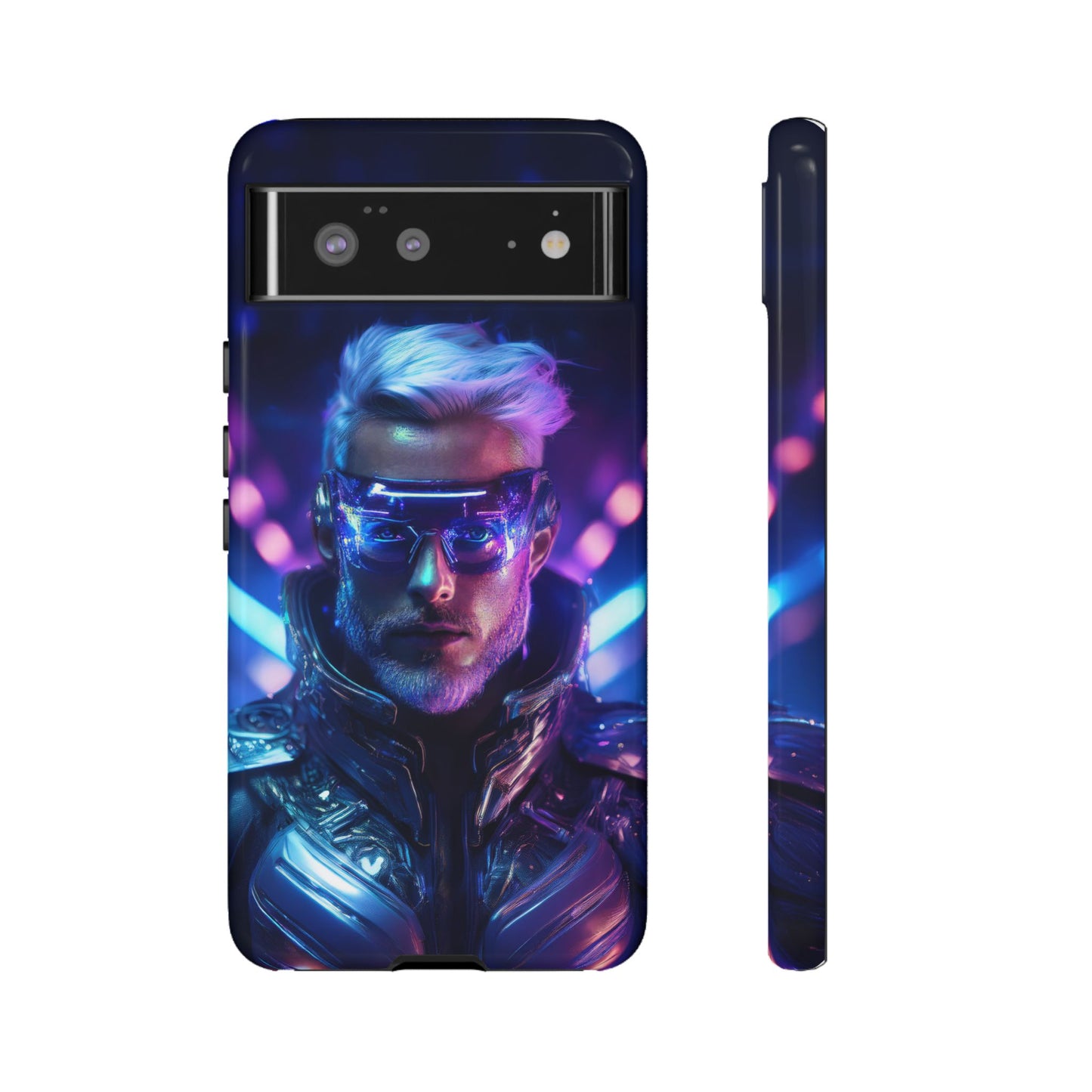 Futuristic Cyberpunk Male Cell Phone Case 020