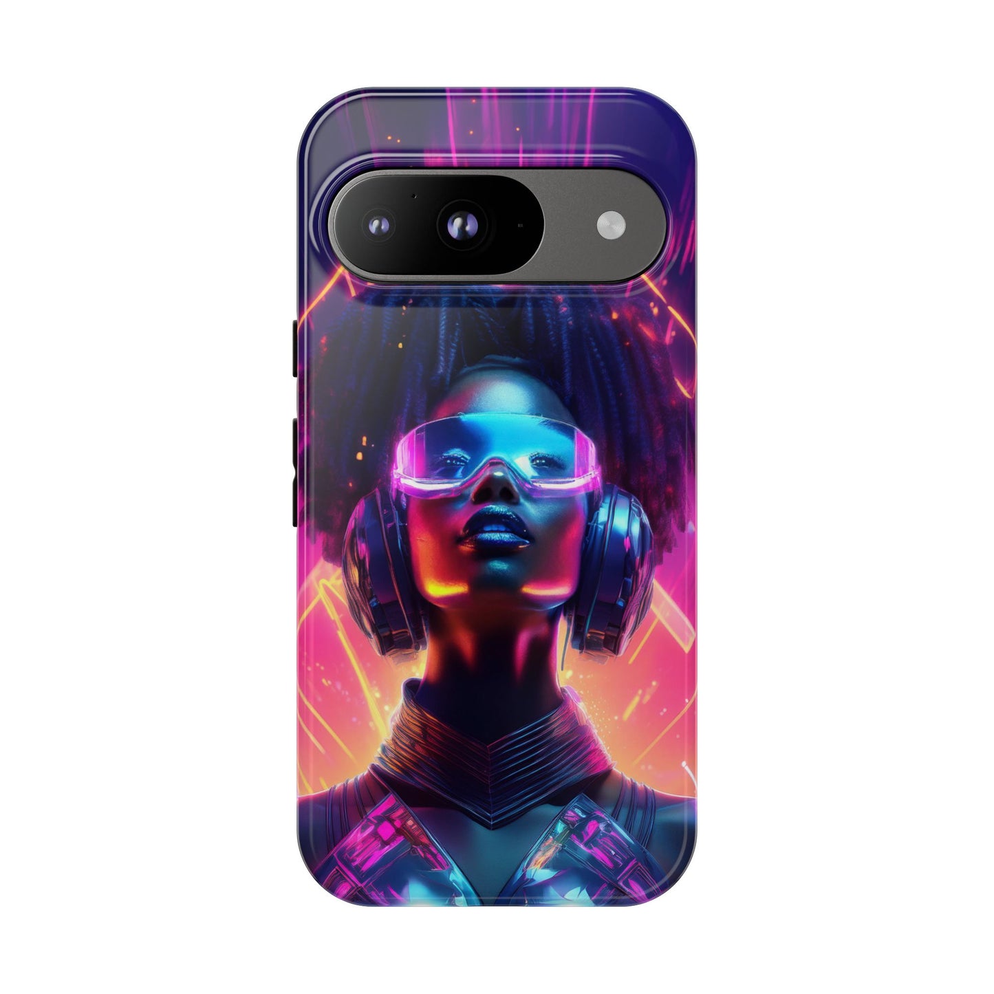 Futuristic Cyberpunk Female Cell Phone Case 030