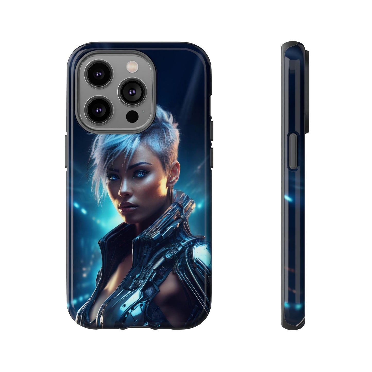 Futuristic Cyberpunk Female Cell Phone Case 027